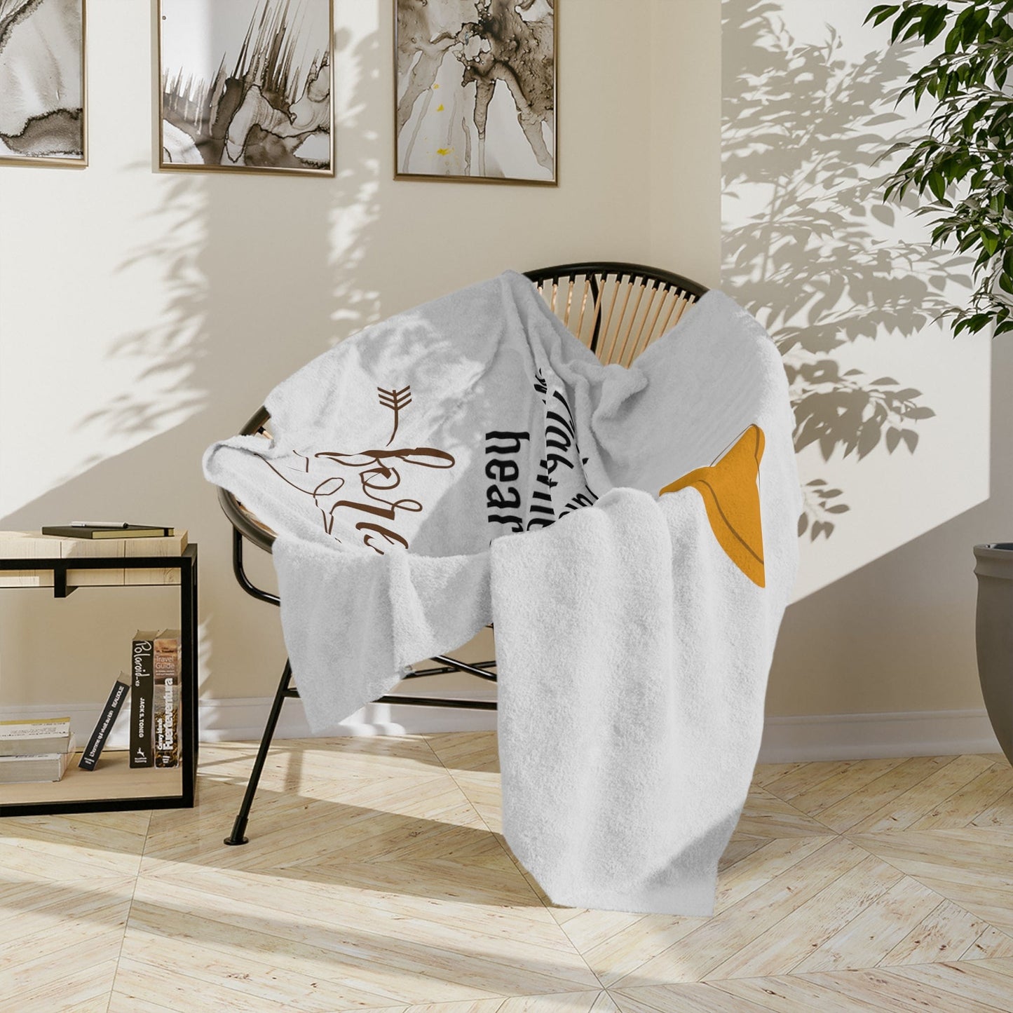 Soulmate Gift | Velveteen Minky Throw Blanket, To Wife, Husband, Partner, Birthday, Anniversary, Just Because