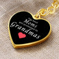 Grandma Gift | Grandmother Heart Keychain, Engraving Option, Best Grandma, From Grand kids, Birthday, Just Because