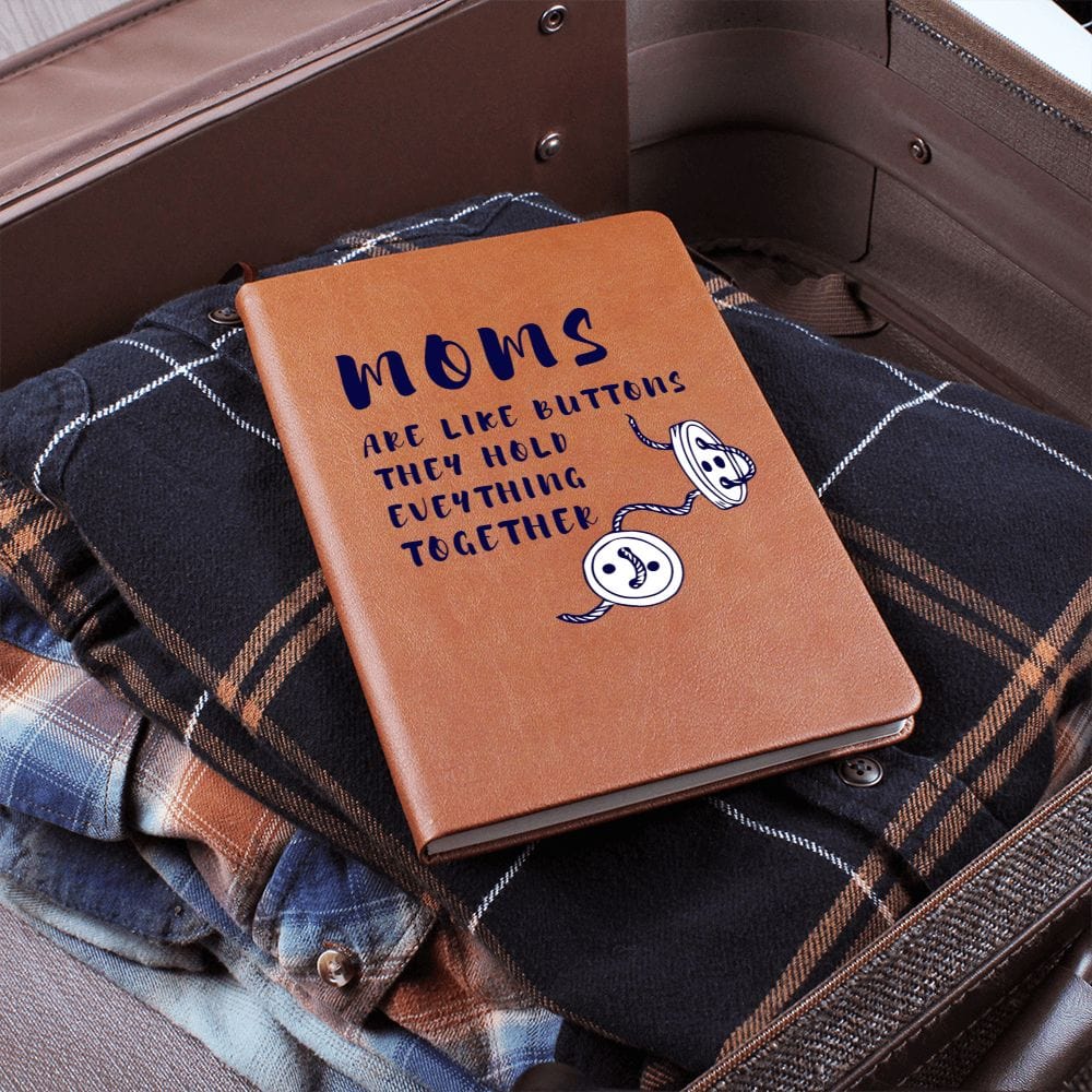 Mom Gift | Journal For My Mother, From Kids, Sewing Mom, Vegan Leather, Birthday, Just Because