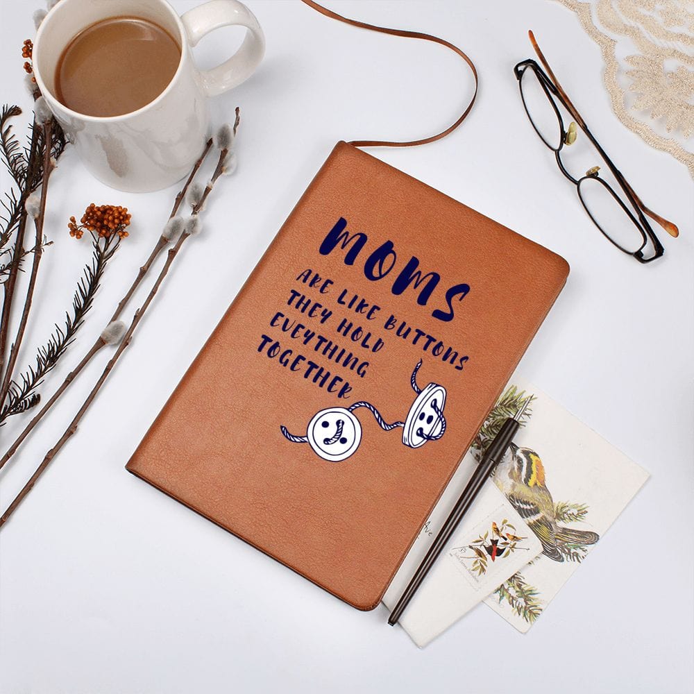 Mom Gift | Journal For My Mother, From Kids, Sewing Mom, Vegan Leather, Birthday, Just Because
