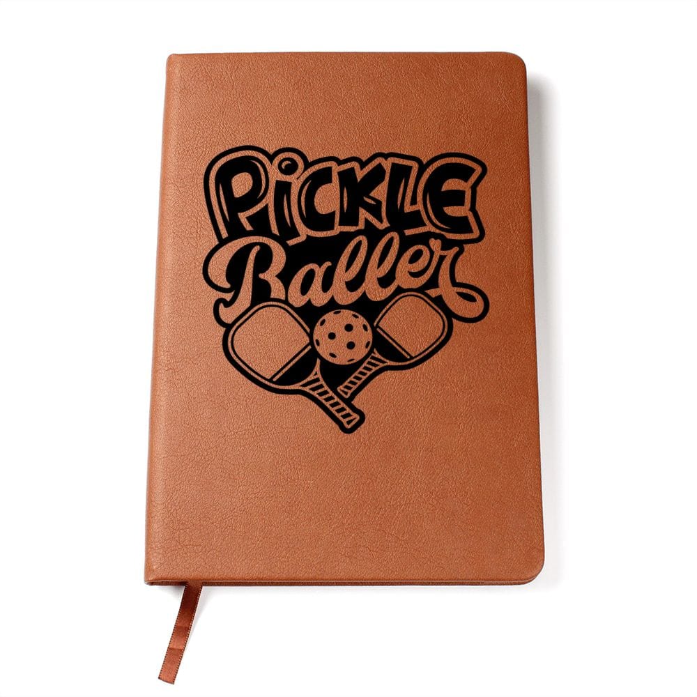 Pickle Ball Player Gift | Journal For A Sports Fan, Friend, Teammate,, Vegan Leather, Birthday, Just Because