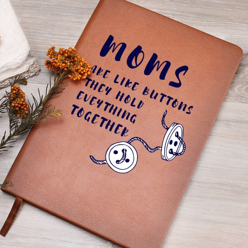 Mom Gift | Journal For My Mother, From Kids, Sewing Mom, Vegan Leather, Birthday, Just Because