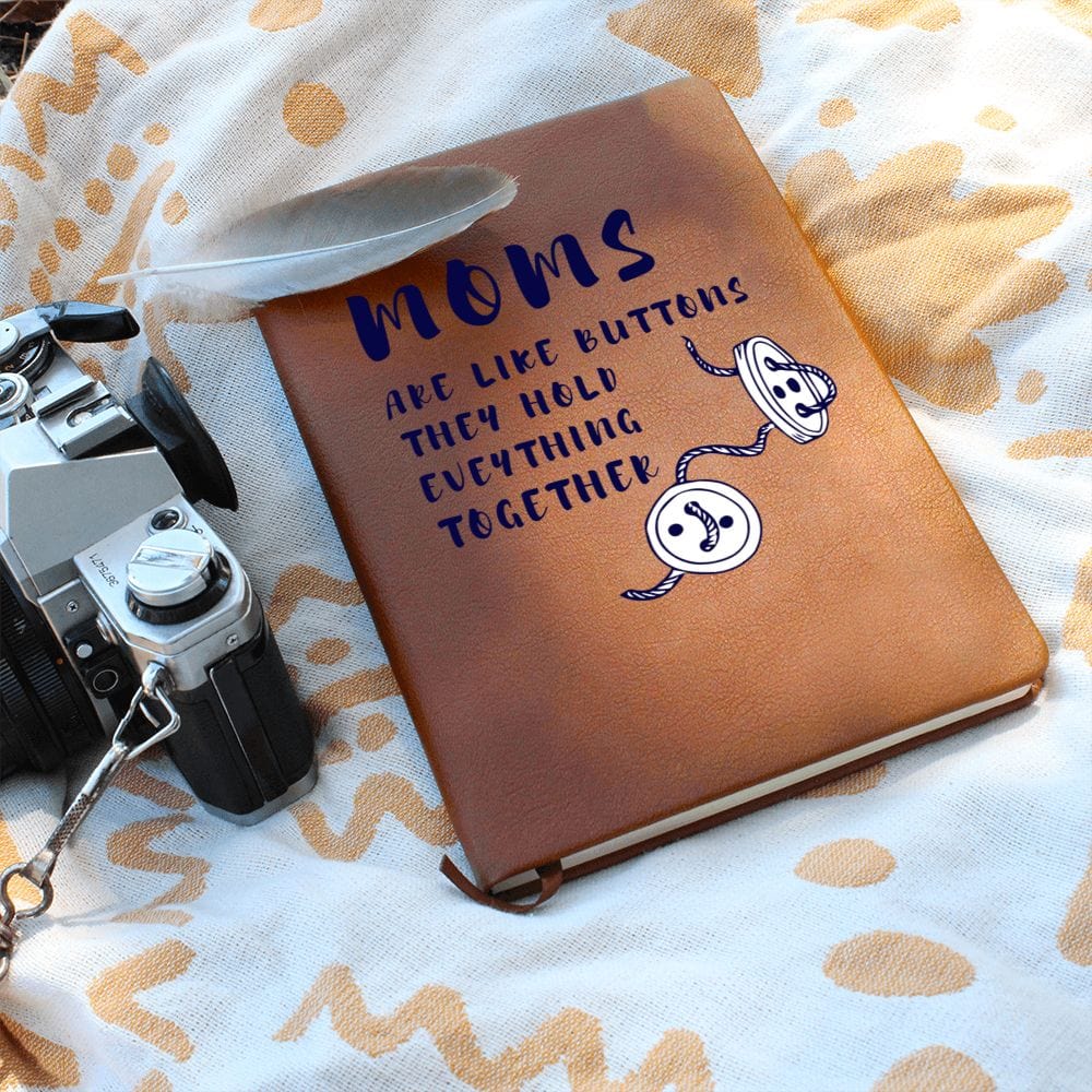 Mom Gift | Journal For My Mother, From Kids, Sewing Mom, Vegan Leather, Birthday, Just Because