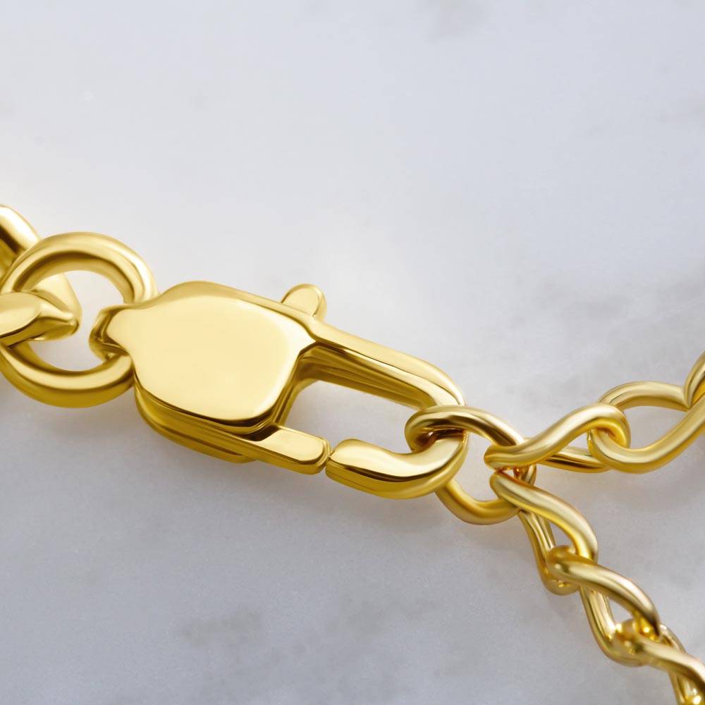 Gift For Dad | To Dad From Daughter, Cuban Chain Necklace, Fathers Day, Birthday
