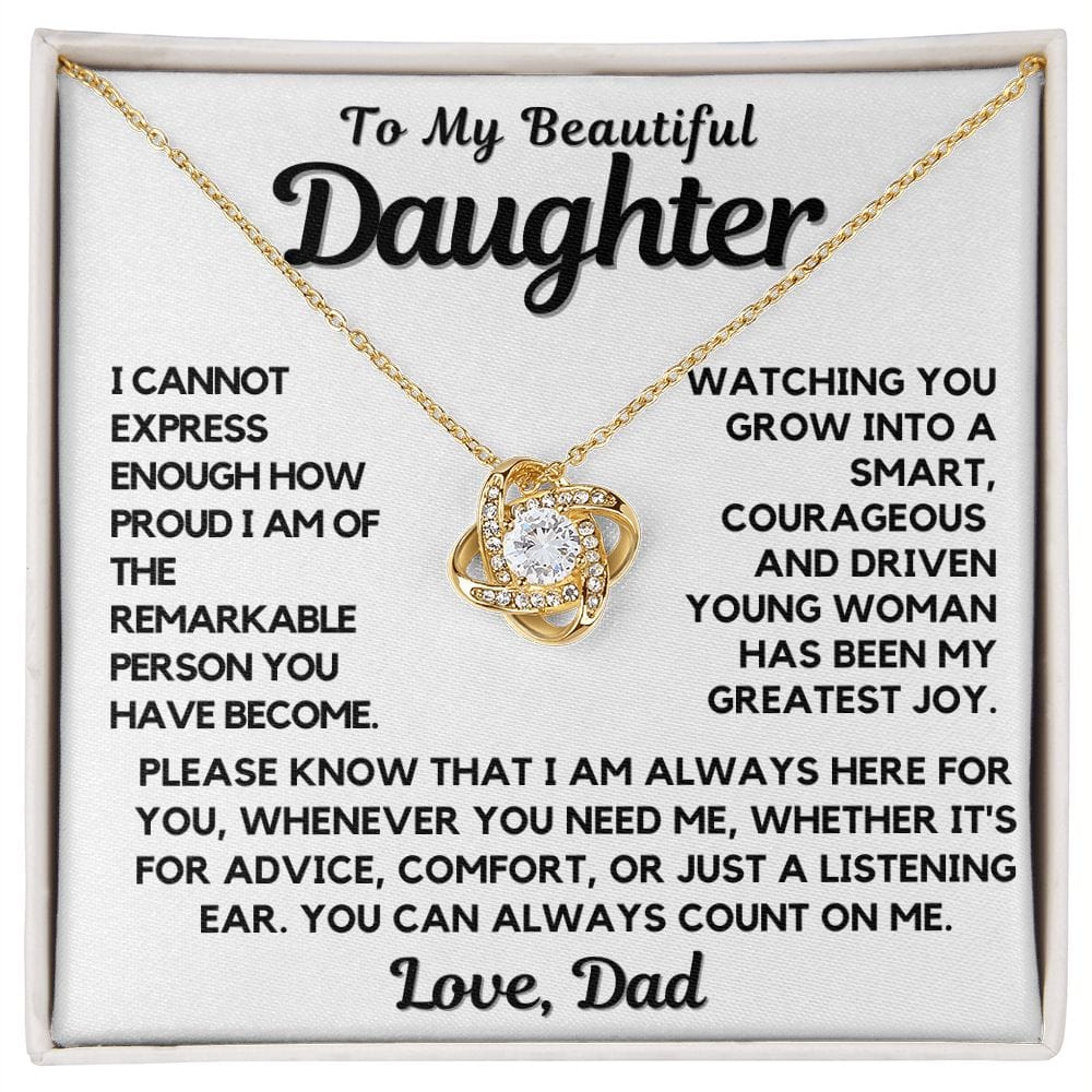 Daughter Gift | To My Daughter From Dad, Birthday, Graduation, Just Because