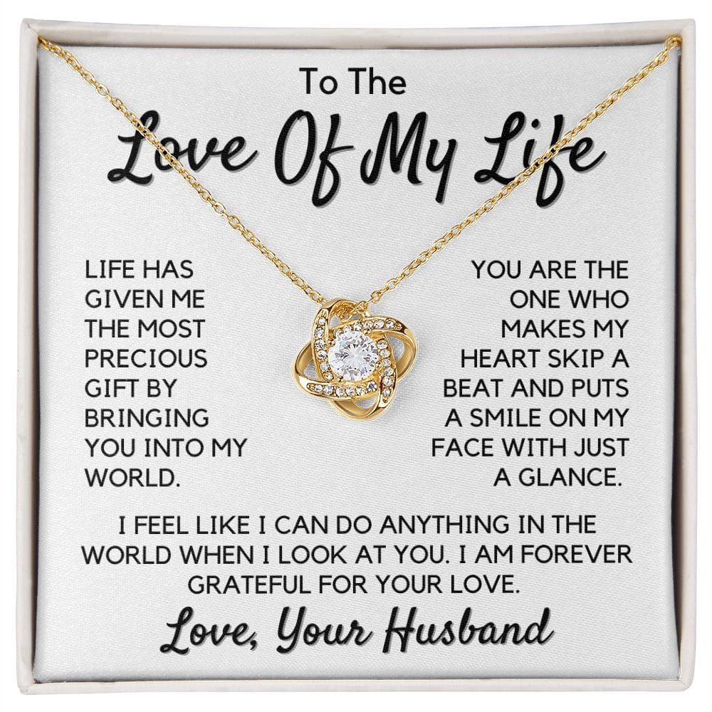 Gift To My Wife, Soulmate | Love Of My Life, Partner From Husband Necklace, Anniversary, Birthday, Mothers Day