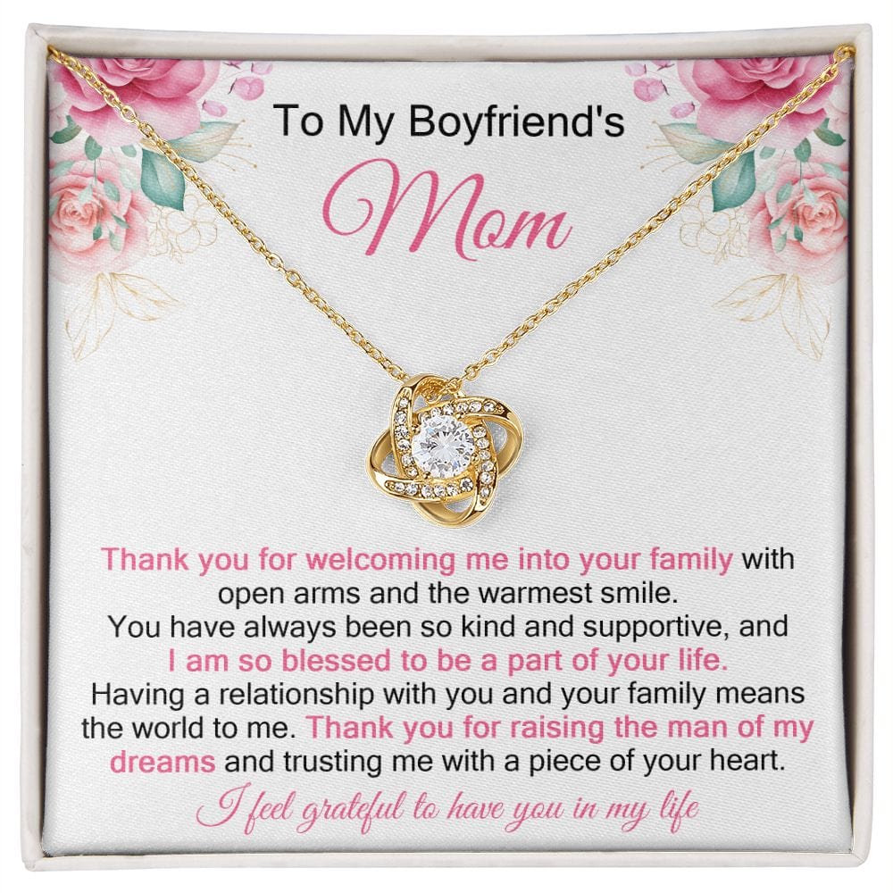 Boyfriend's Mom Gift | Beautiful Boyfriend Mom Necklace, Future Mother In Law, Birthday, Mothers Day