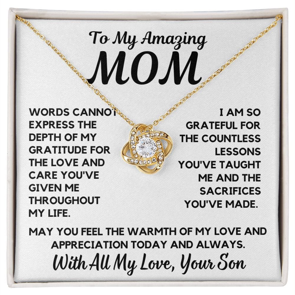 Gift For Mom | From Son To His Mother, Mother In Law, Son To Be, Mothers Day, Birthday