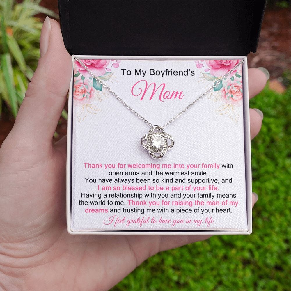 Boyfriend's Mom Gift | Beautiful Boyfriend Mom Necklace, Future Mother In Law, Birthday, Mothers Day