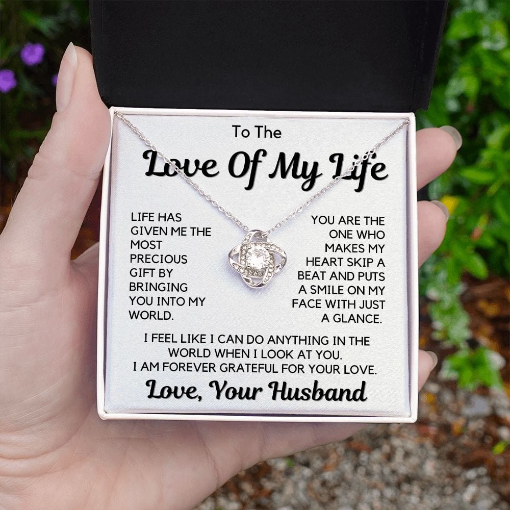 Wife Gift | Love Of My Life, Soulmate, Life Partner Necklace, Anniversary, Birthday, Mothers Day