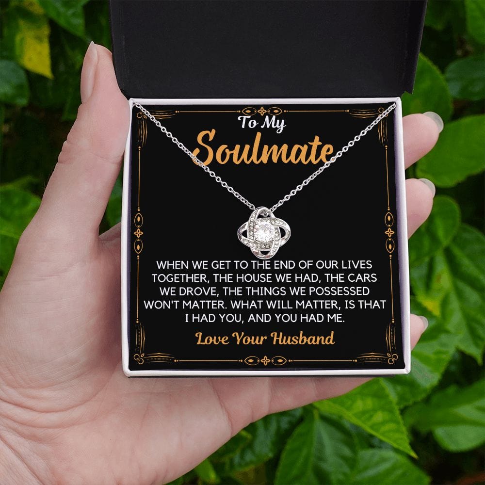 Products Gift To My Wife, Soulmate | Partner From Husband Necklace, Anniversary, Birthday, Mothers Day