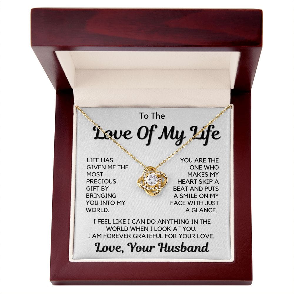 Wife Gift | Love Of My Life, Soulmate, Life Partner Necklace, Anniversary, Birthday, Mothers Day