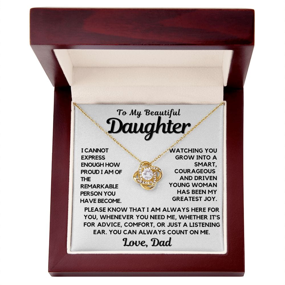 Daughter Gift | To My Daughter From Dad, Birthday, Graduation, Just Because