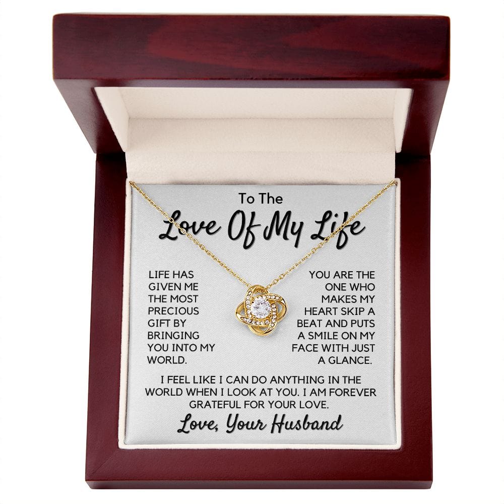 Gift To My Wife, Soulmate | Love Of My Life, Partner From Husband Necklace, Anniversary, Birthday, Mothers Day