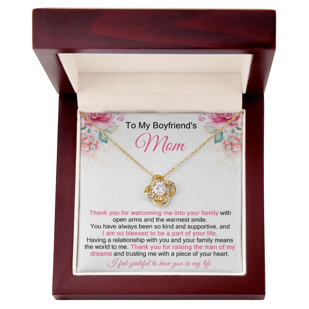 Boyfriend's Mom Gift | Beautiful Boyfriend Mom Necklace, Future Mother In Law, Birthday, Mothers Day