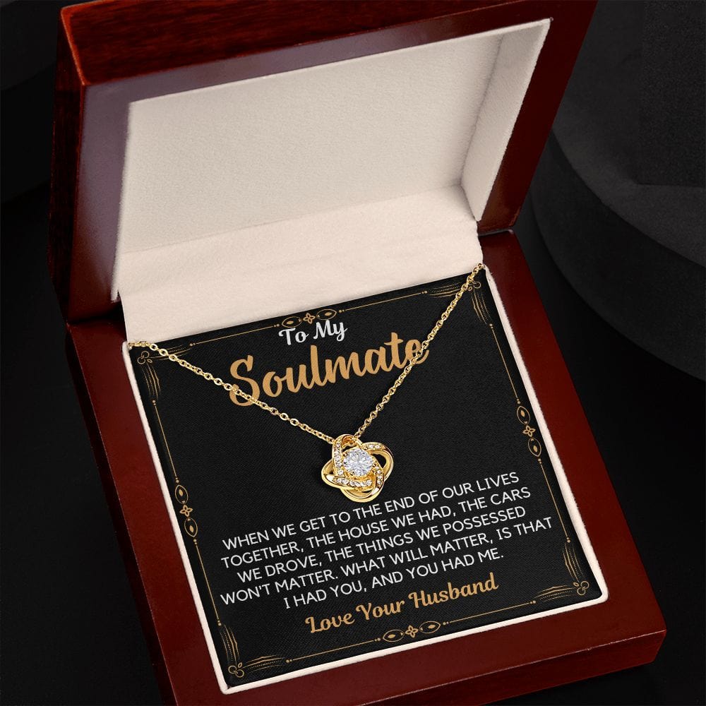 Products Gift To My Wife, Soulmate | Partner From Husband Necklace, Anniversary, Birthday, Mothers Day