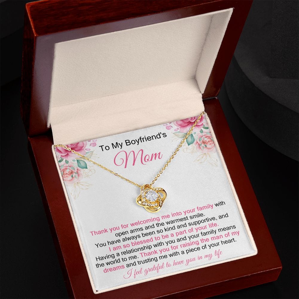 Boyfriend's Mom Gift | Beautiful Boyfriend Mom Necklace, Future Mother In Law, Birthday, Mothers Day