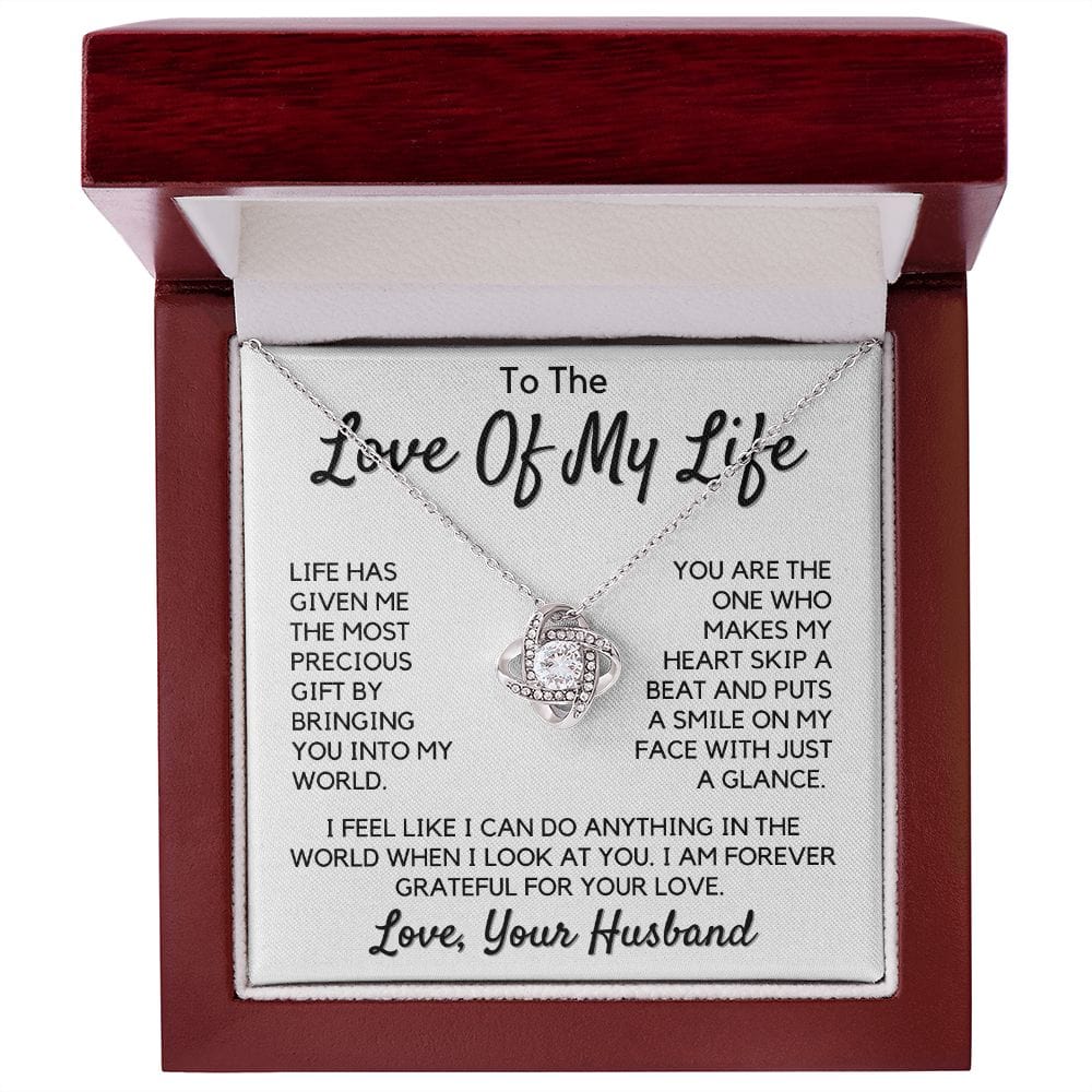 Gift To My Wife, Soulmate | Love Of My Life, Partner From Husband Necklace, Anniversary, Birthday, Mothers Day
