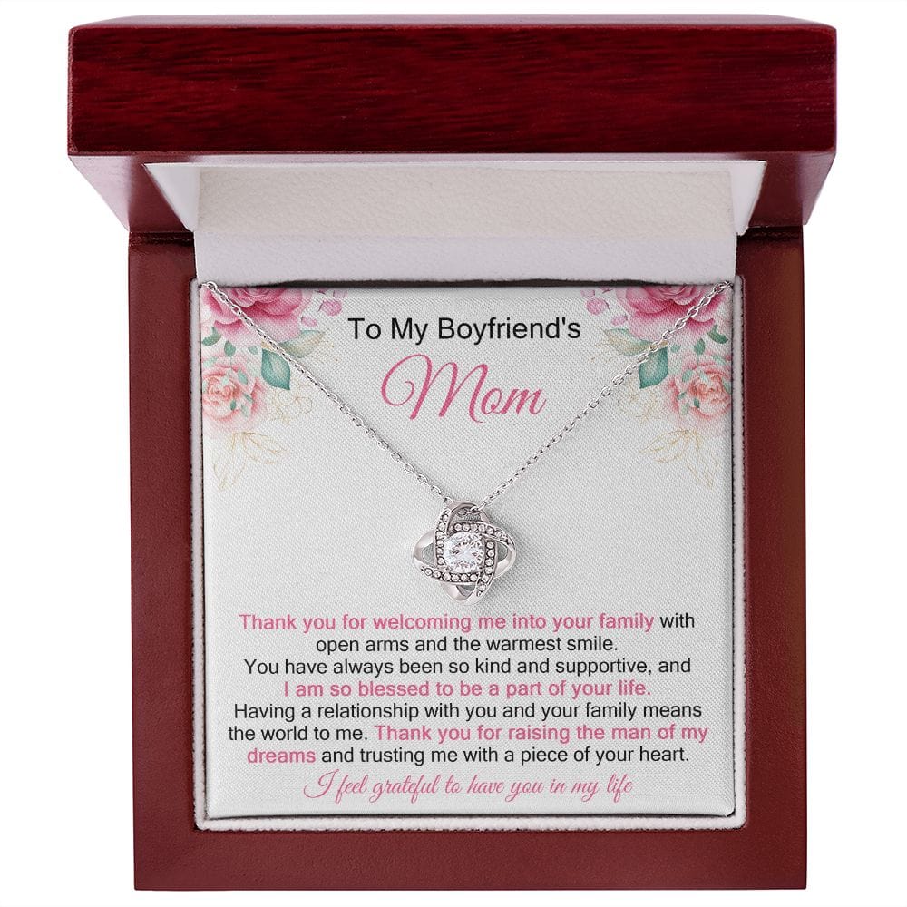 Boyfriend's Mom Gift | Beautiful Boyfriend Mom Necklace, Future Mother In Law, Birthday, Mothers Day
