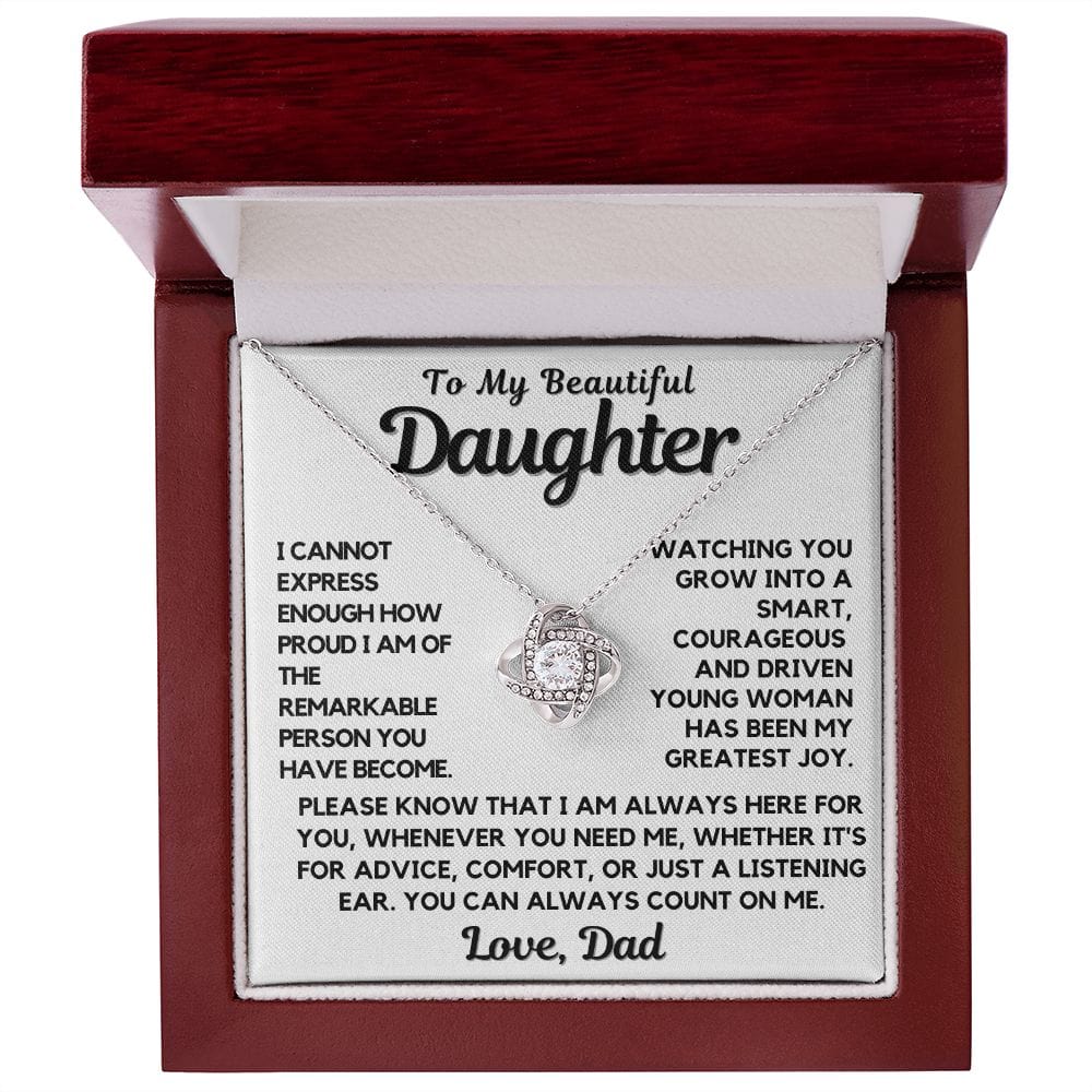Daughter Gift | To My Daughter From Dad, Birthday, Graduation, Just Because