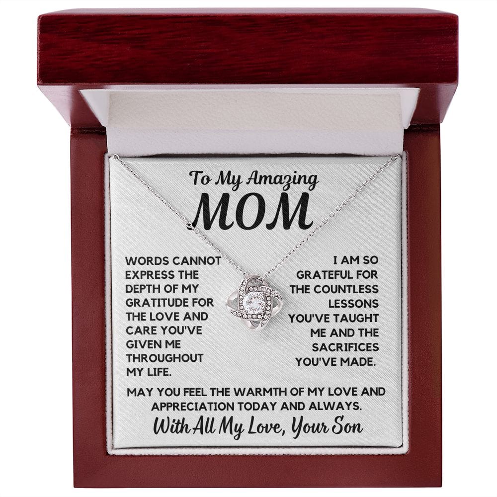 Gift For Mom | From Son To His Mother, Mother In Law, Son To Be, Mothers Day, Birthday
