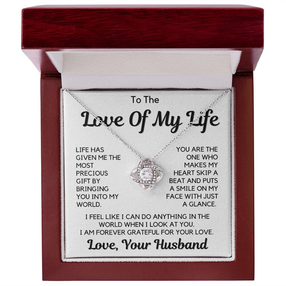 Wife Gift | Love Of My Life, Soulmate, Life Partner Necklace, Anniversary, Birthday, Mothers Day