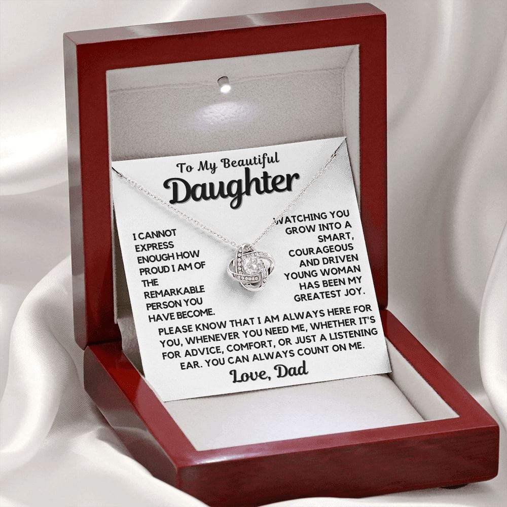 Daughter Gift | To My Daughter From Dad, Birthday, Graduation, Just Because
