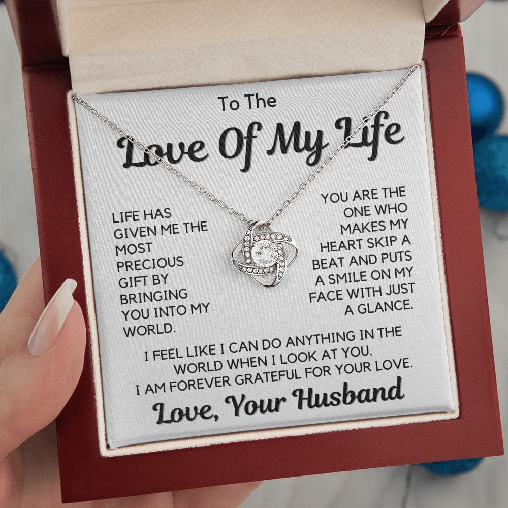 Wife Gift | Love Of My Life, Soulmate, Life Partner Necklace, Anniversary, Birthday, Mothers Day