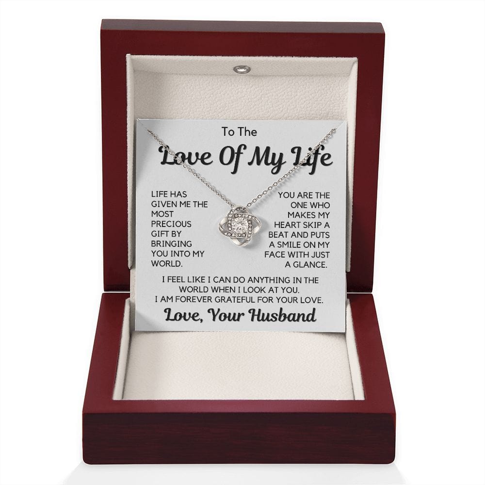 Wife Gift | Love Of My Life, Soulmate, Life Partner Necklace, Anniversary, Birthday, Mothers Day