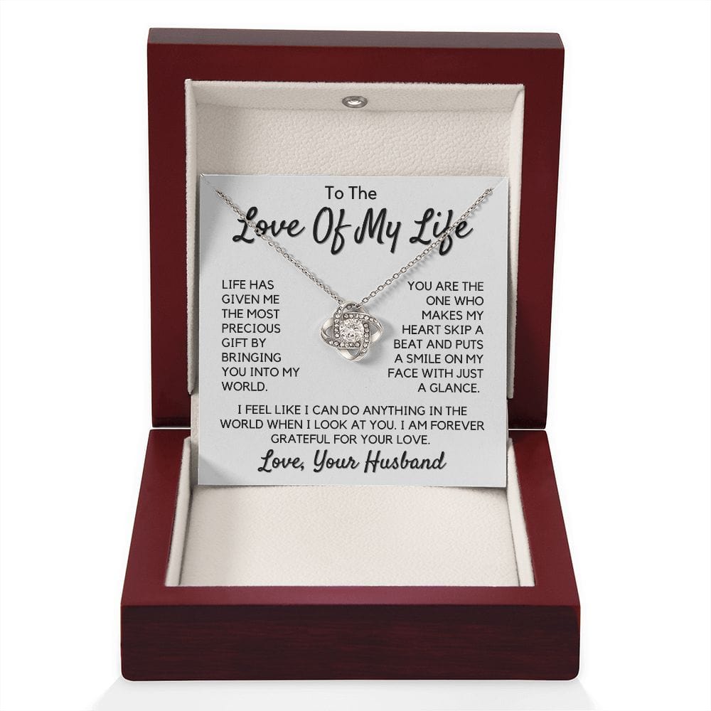 Gift To My Wife, Soulmate | Love Of My Life, Partner From Husband Necklace, Anniversary, Birthday, Mothers Day