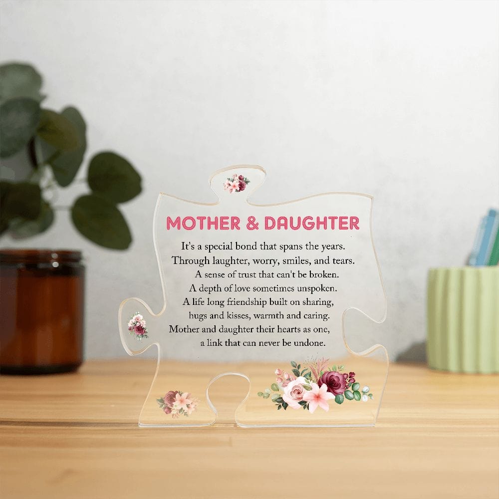 Mom and Daughter Gift | Acrylic From Daughter, From Mom, To Daughter, To Mom, Birthday, Graduation, Mothers Day