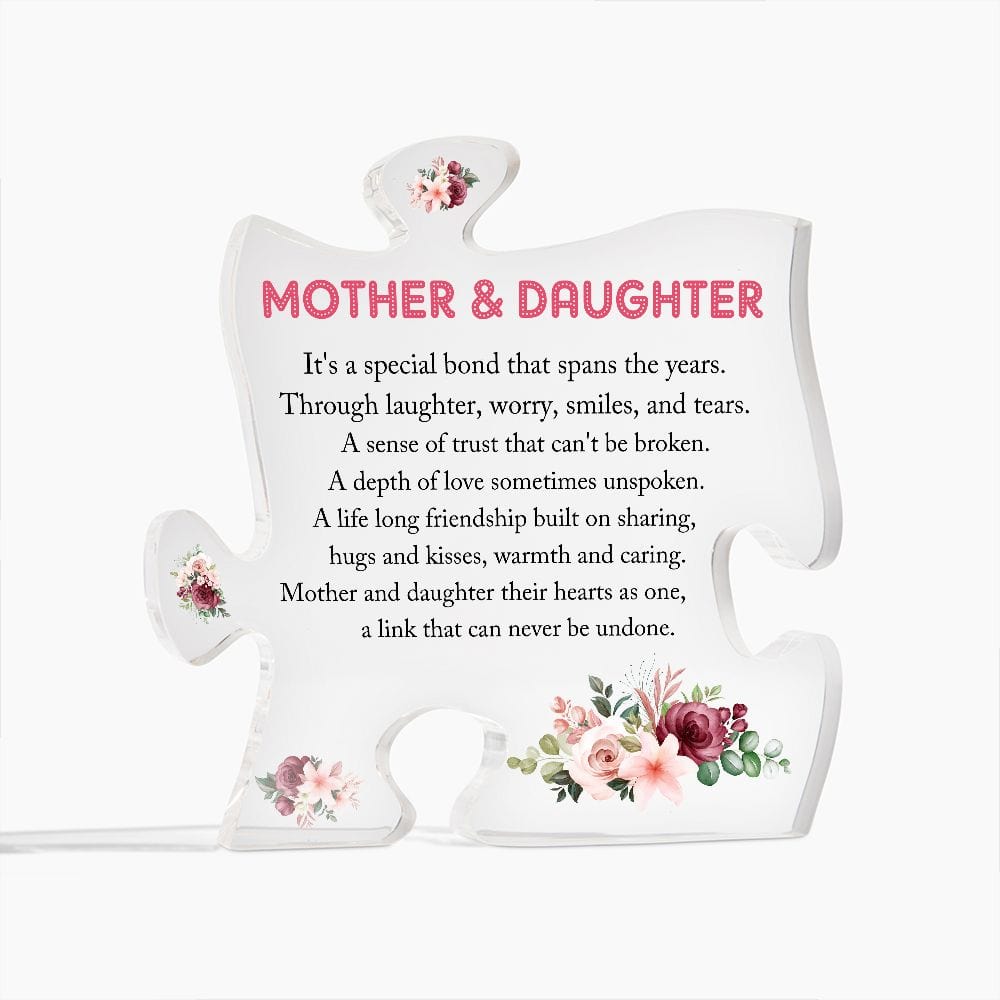 Mom and Daughter Gift | Acrylic From Daughter, From Mom, To Daughter, To Mom, Birthday, Graduation, Mothers Day