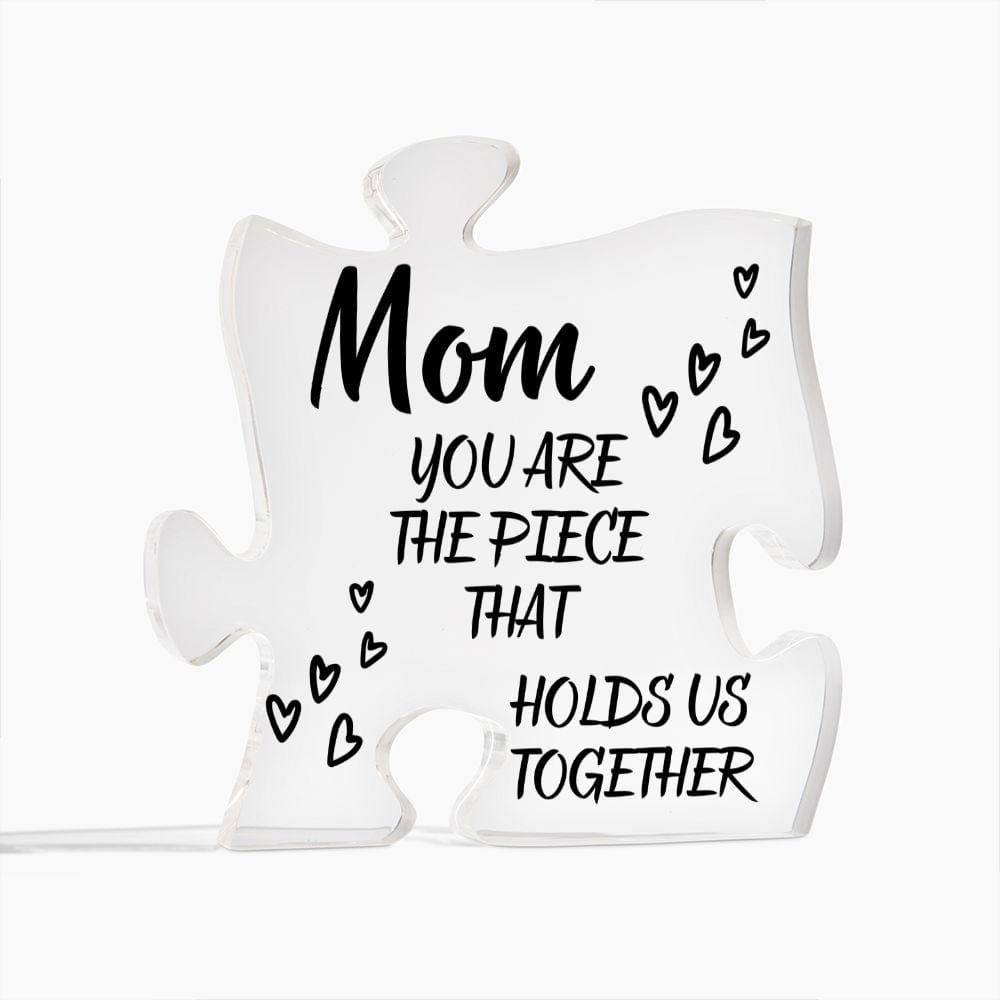 Mom Gift | Acrylic Puzzle Piece Plaque To Grandmother, From Daughter, Son, Mothers Day, Birthday
