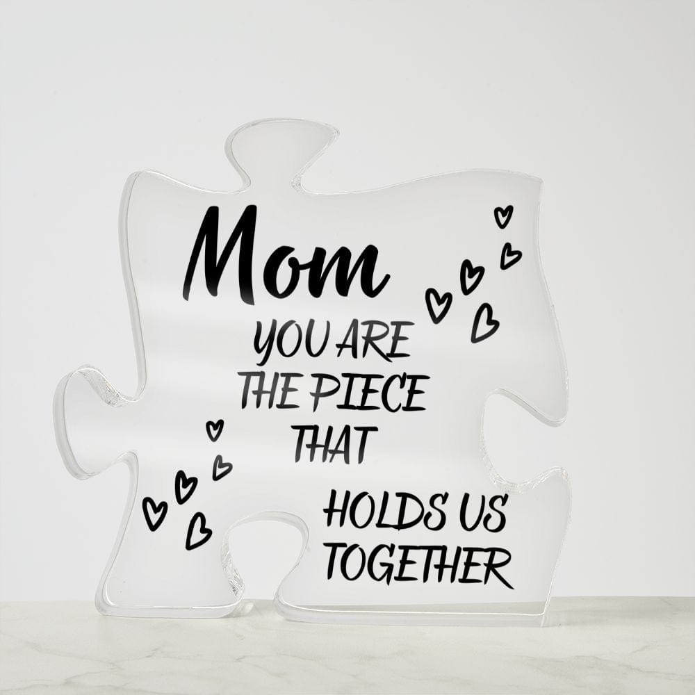 Mom Gift | Acrylic Puzzle Piece Plaque To Grandmother, From Daughter, Son, Mothers Day, Birthday