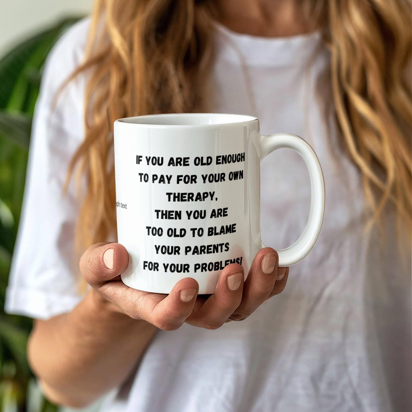 Fun and Funny Coffee Mug, To Kids, From Parents, From Mom, Dad, to Child, Therapy