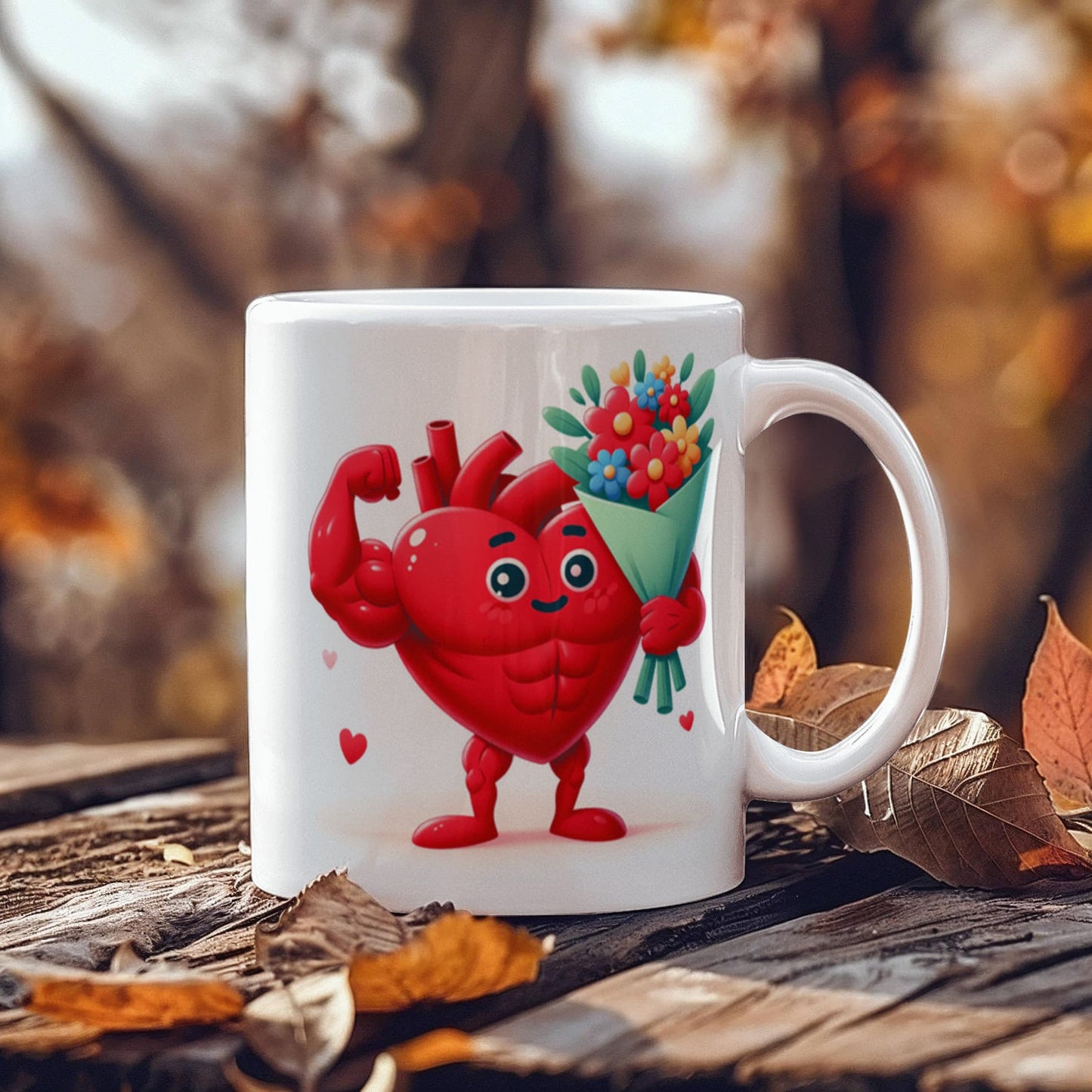 Body builder Mug - funny, fun , Be Mine heart, muscles, gym , coffee, tea, valentines gift