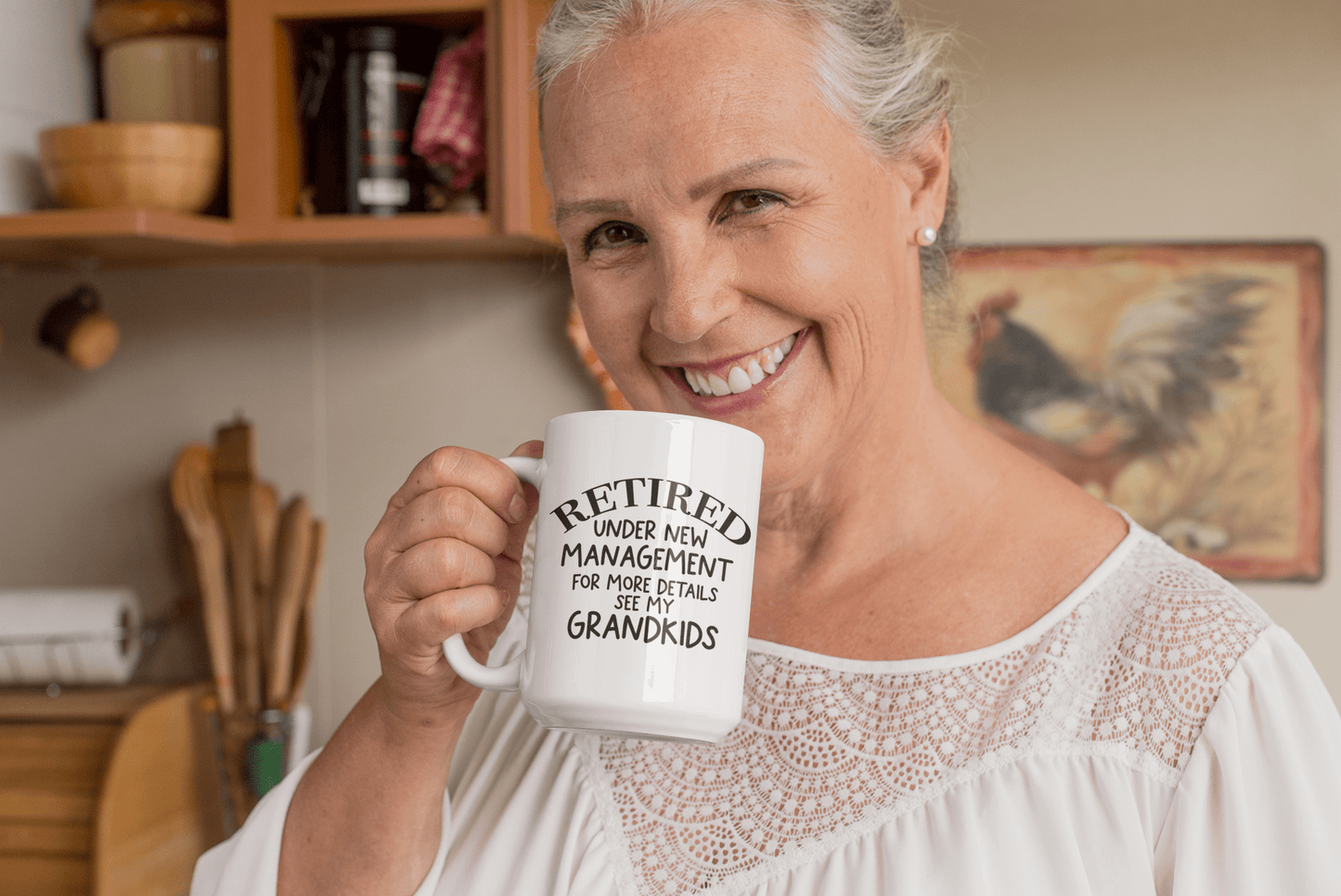Retired Grandparent Funny Coffee Mug Retirement