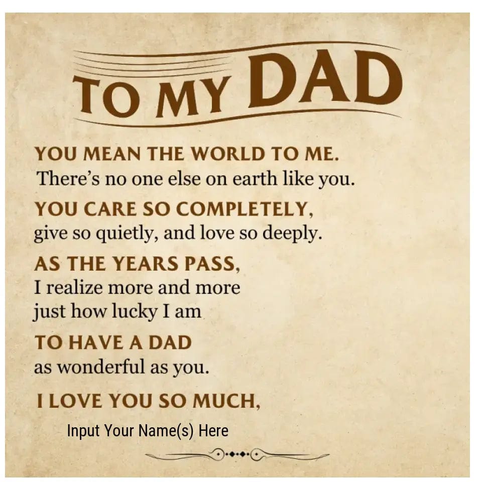 Gift For Dad | The Best Dad Ever, Personalized With Your Signature, Vegan Leather Bracelets, Fathers Day, Birthday