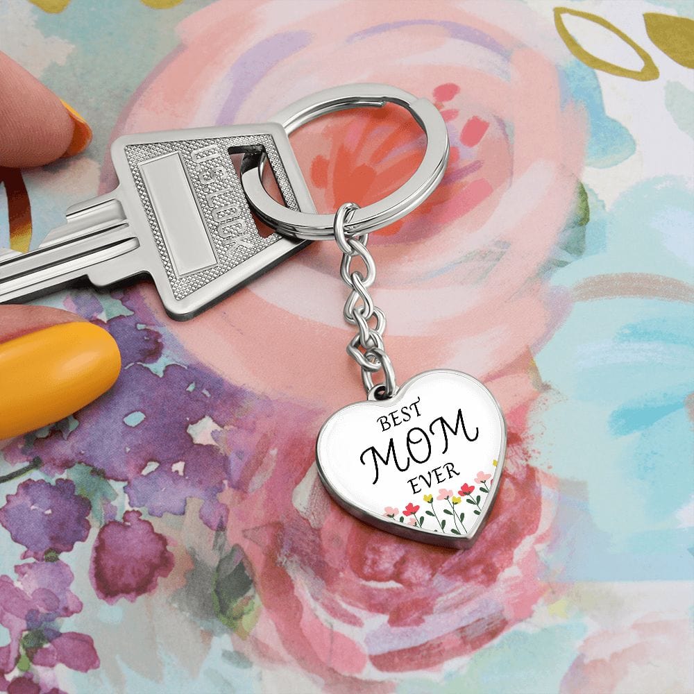 Mom Gift | Best Mom Key Chain, Engraving Option, Mothers Day, Birthday