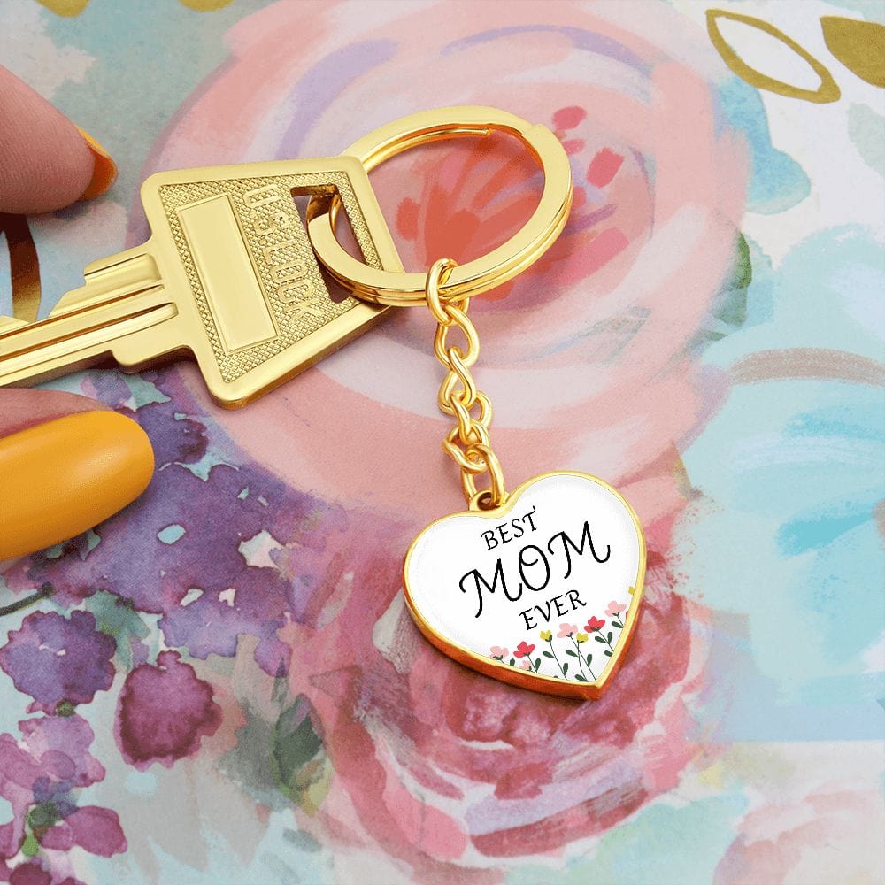 Mom Gift | Best Mom Key Chain, Engraving Option, Mothers Day, Birthday