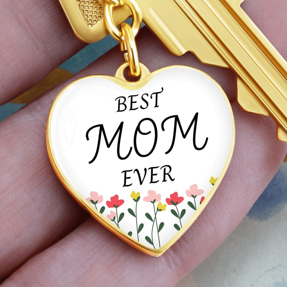 Mom Gift | Best Mom Key Chain, Engraving Option, Mothers Day, Birthday