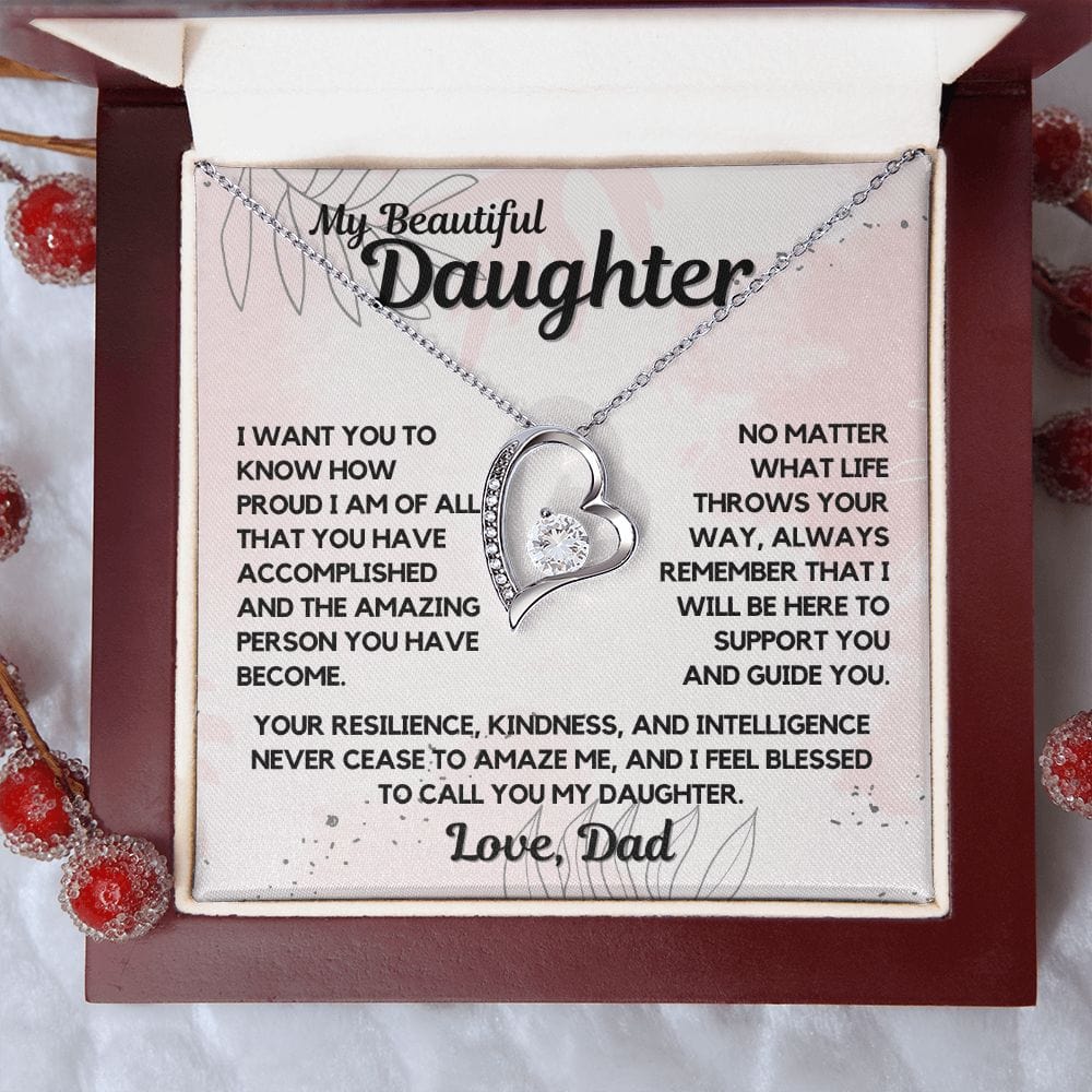 Gift For Daughter | From Dad, Father, Daddy's Little Girl, Stepped Up Dad, Graduation, Mothers Day, Birthday