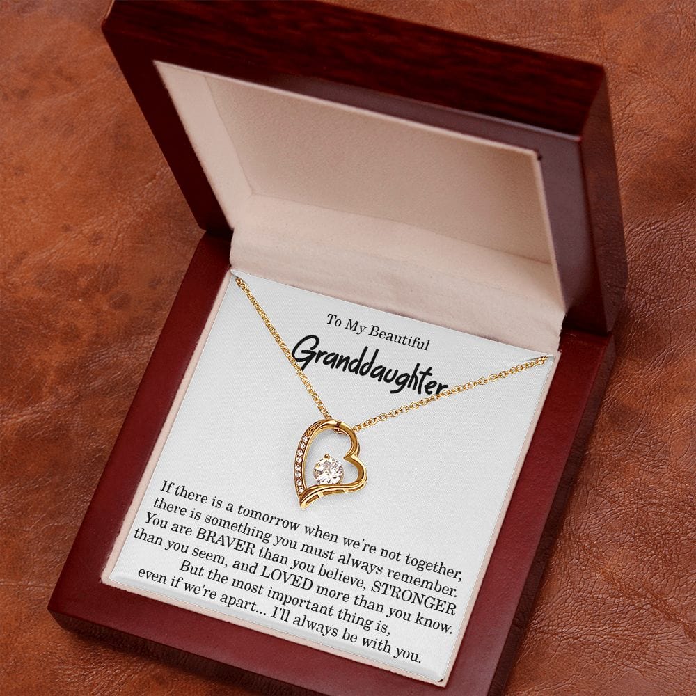 Granddaughter Gift | To My Beautiful Granddaughter, From Grandma, Grandmother, Papa, Grandfather, Birthday, Wedding Gift