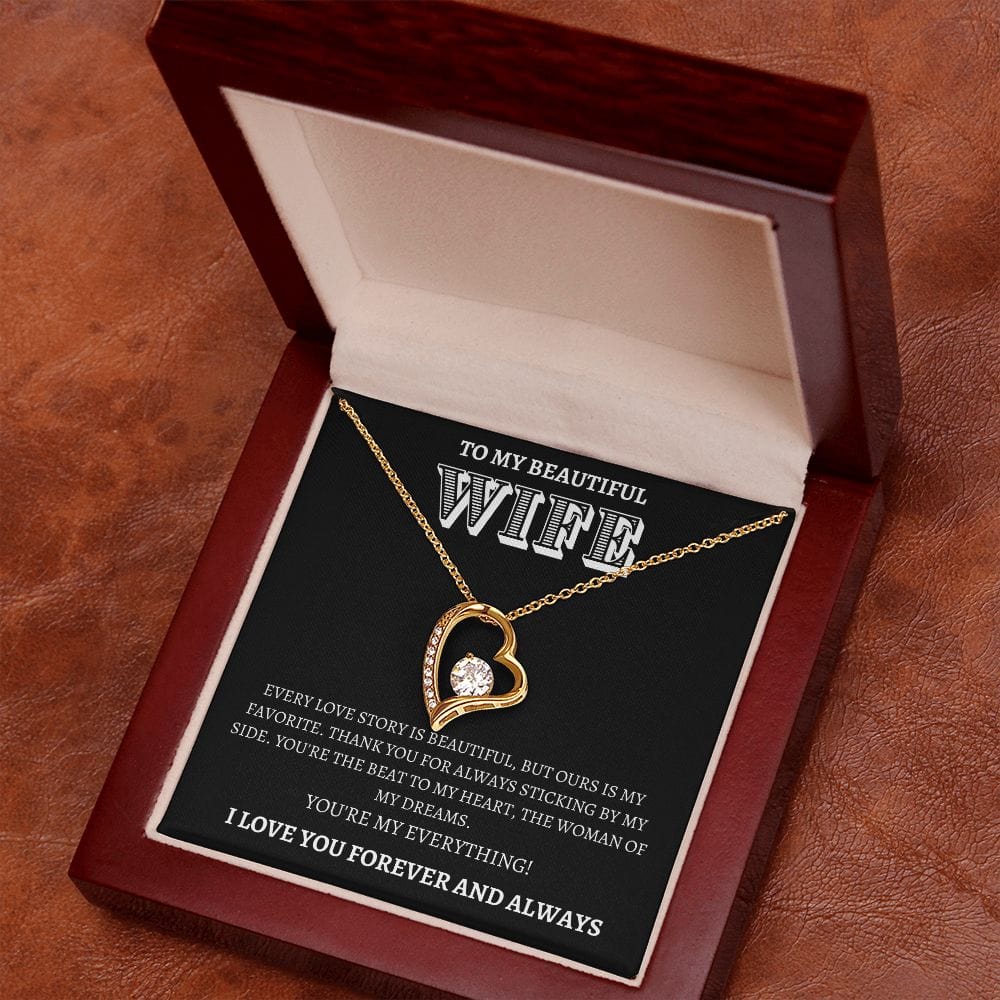 Wife Gift | To My Wife, Soulmate, Partner, Forever Love Necklace