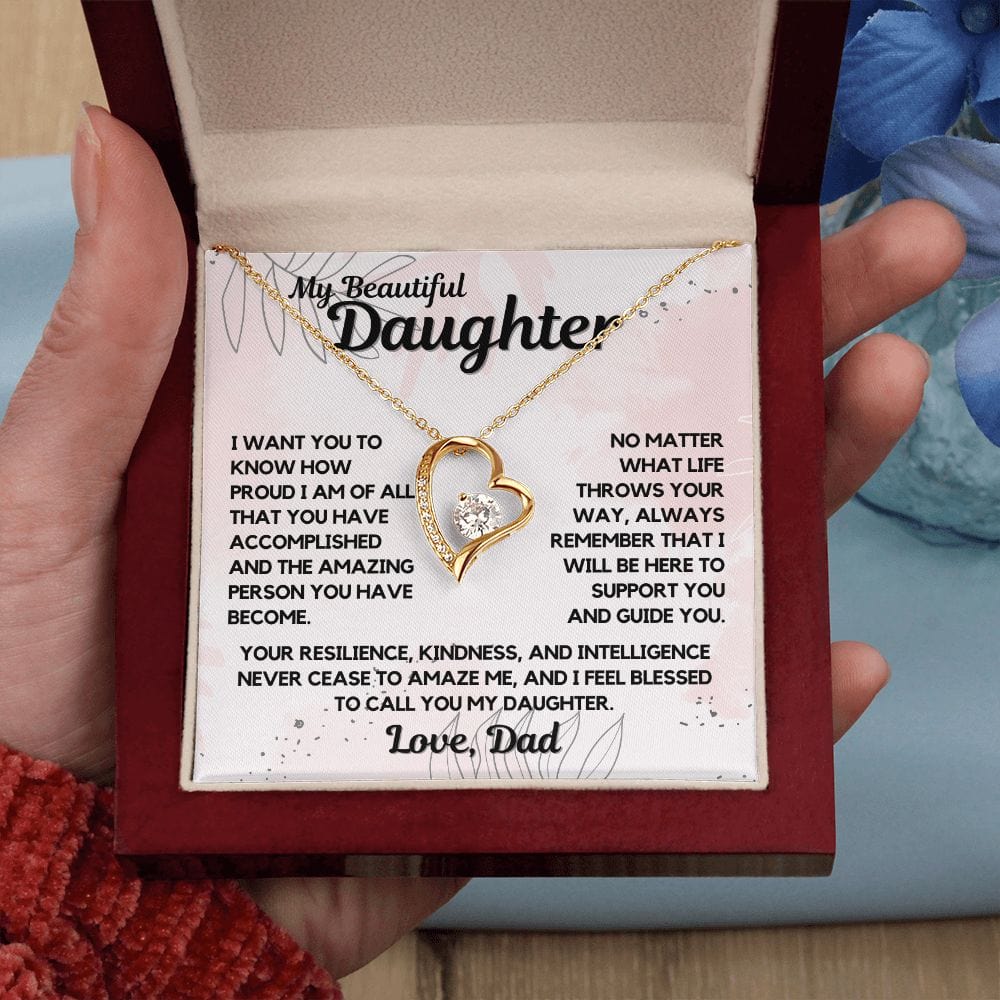 Gift For Daughter | From Dad, Father, Daddy's Little Girl, Stepped Up Dad, Graduation, Mothers Day, Birthday