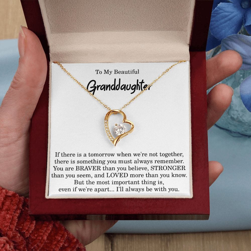 Granddaughter Gift | To My Beautiful Granddaughter, From Grandma, Grandmother, Papa, Grandfather, Birthday, Wedding Gift