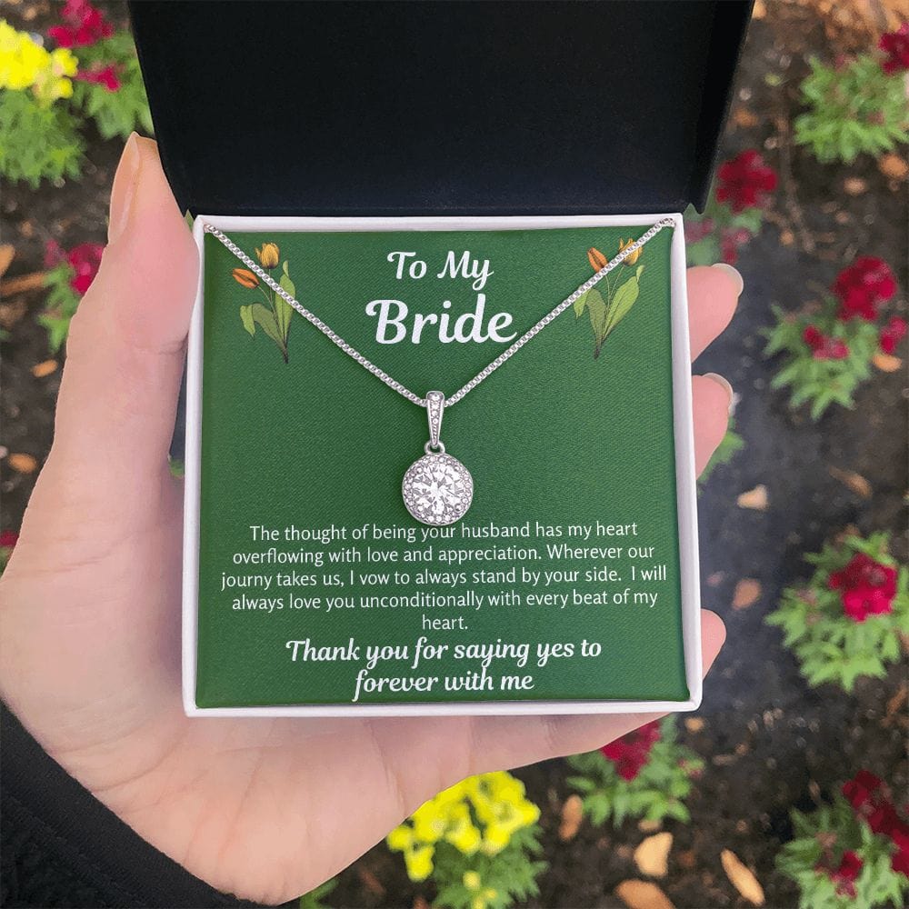 Bride Gift | To Bride From Groom, Wife To Be, Future Wife, Fiance Necklace, From Future Husband, Soon To Be Wife