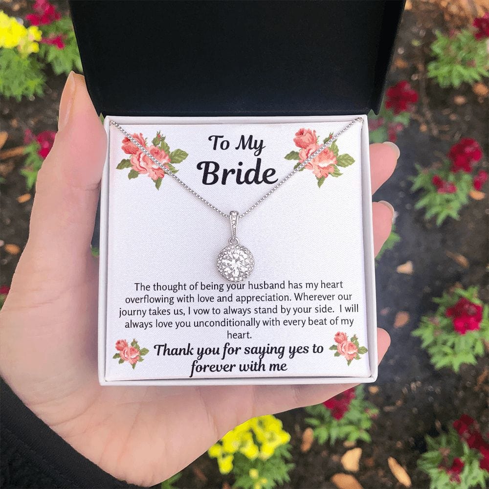 Bride Gift | To Bride From Groom, Wife To Be, Future Wife, Fiance Necklace, From Future Husband, Soon To Be Wife