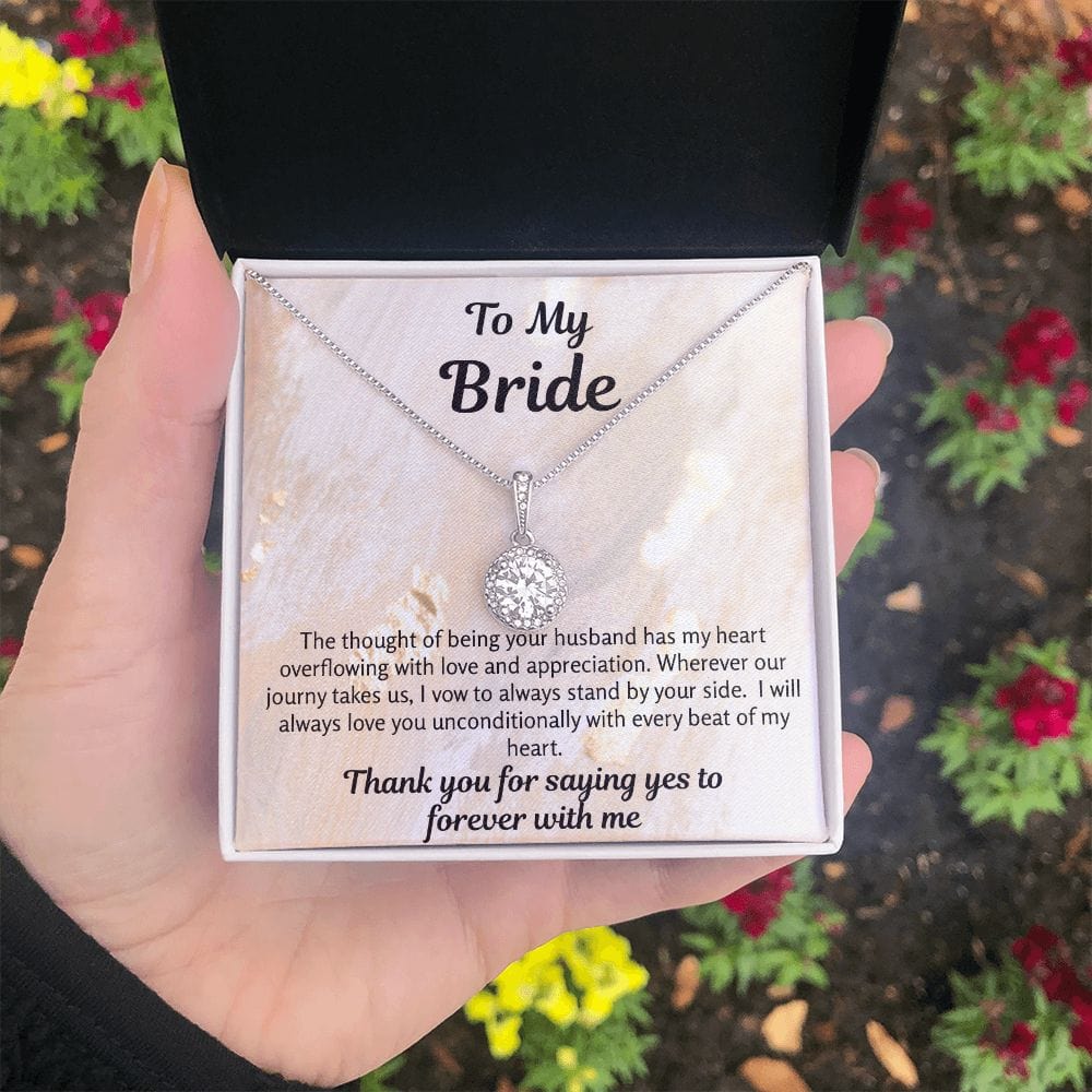 Bride Gift | To Bride From Groom, Wife To Be, Future Wife, Fiance Necklace, From Future Husband, Soon To Be Wife