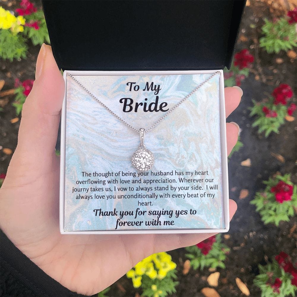 Bride Gift | To Bride From Groom, Wife To Be, Future Wife, Fiance Necklace, From Future Husband, Soon To Be Wife